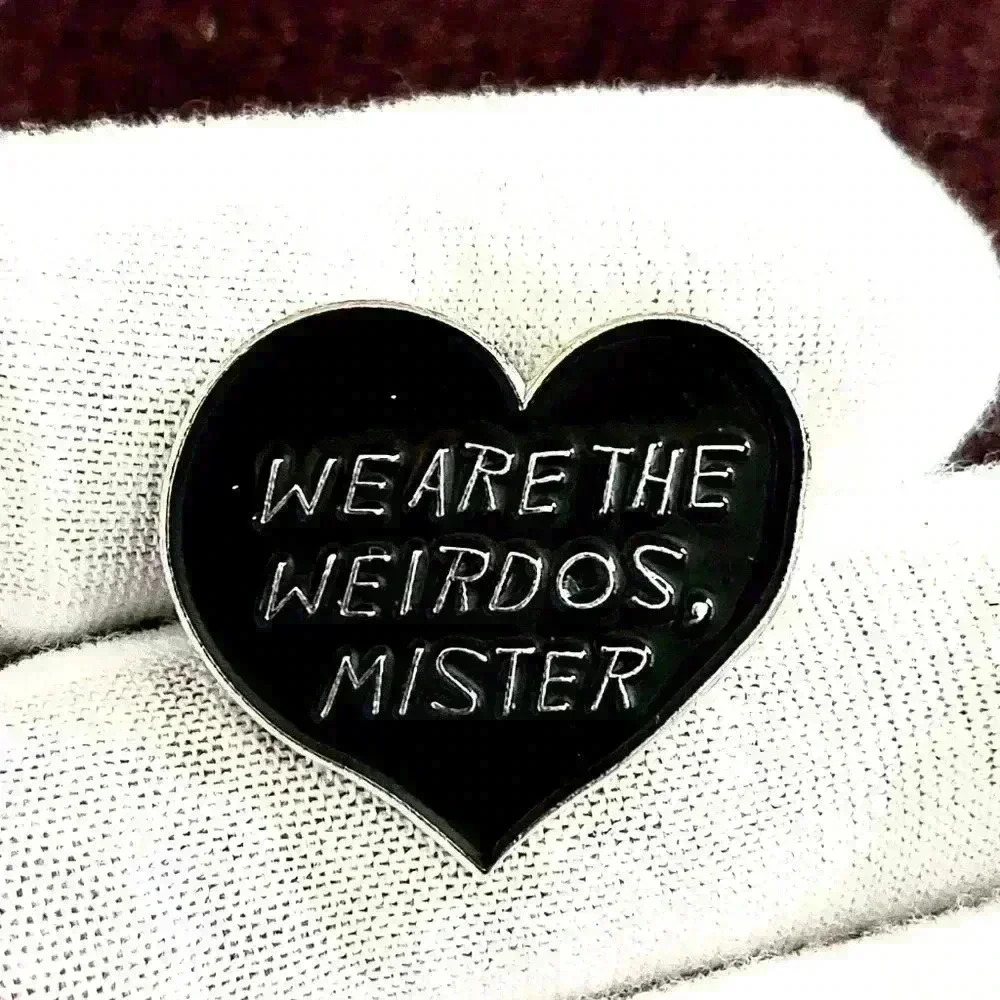 We are all Weirdo Mister Hot Heart Pin